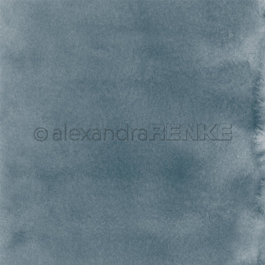 Design paper 'Mimi collection watercolor thunderstorm blue'