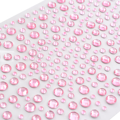 Glitterstones self-adhesive 'Bright Light Pink'