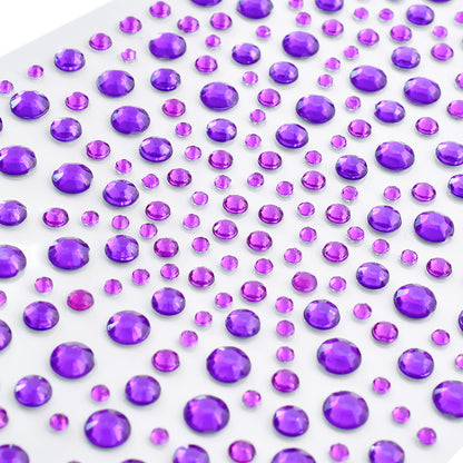 Glitterstones self-adhesive 'Purple Rain'