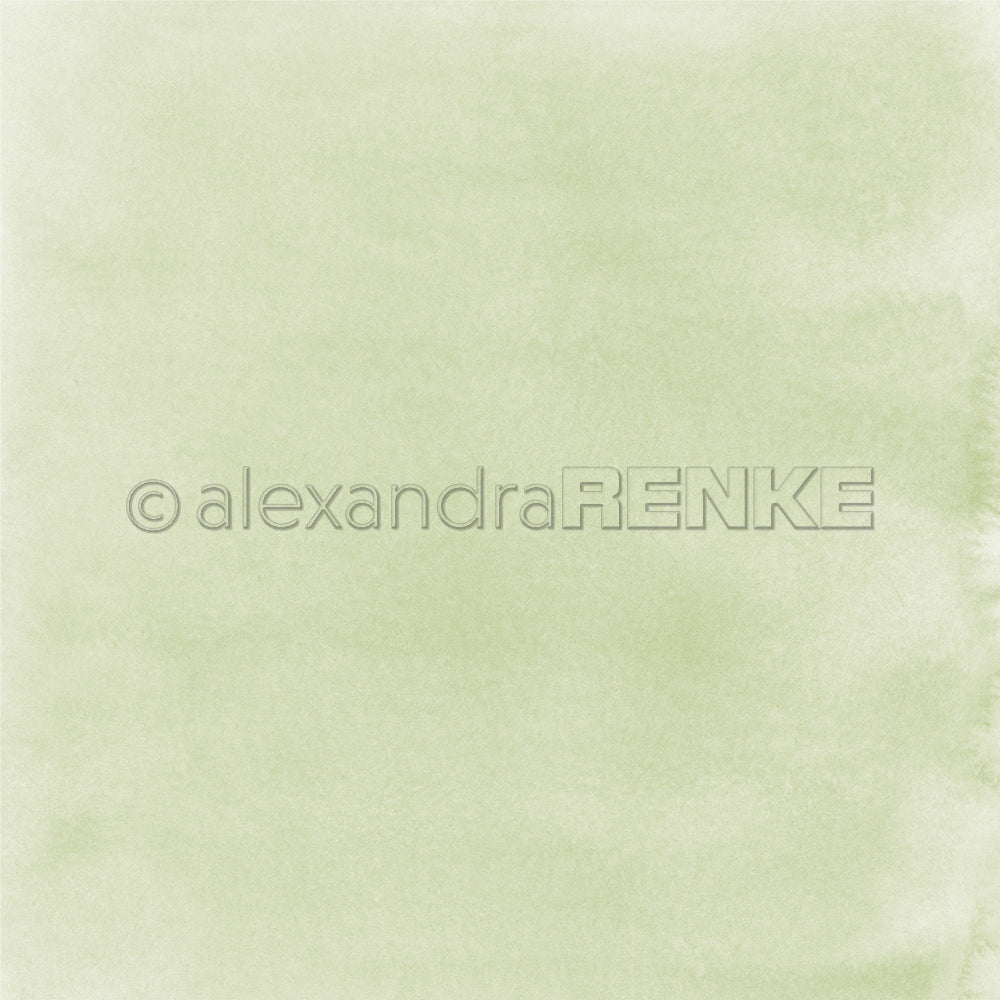 Design paper 'Mimi collection watercolor shamrock green'