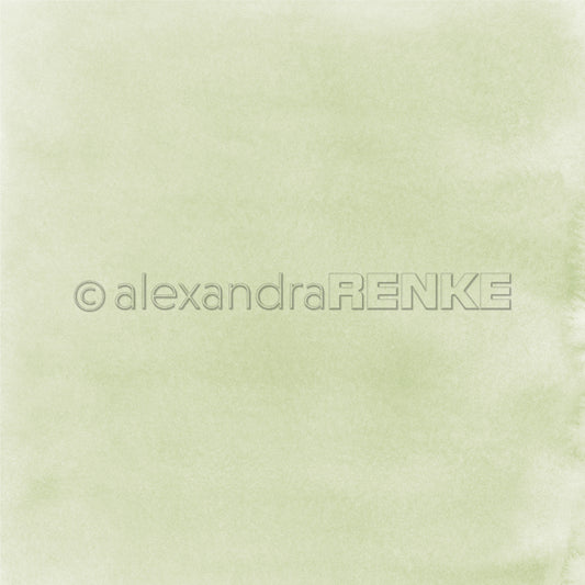 Design paper 'Mimi collection watercolor shamrock green'