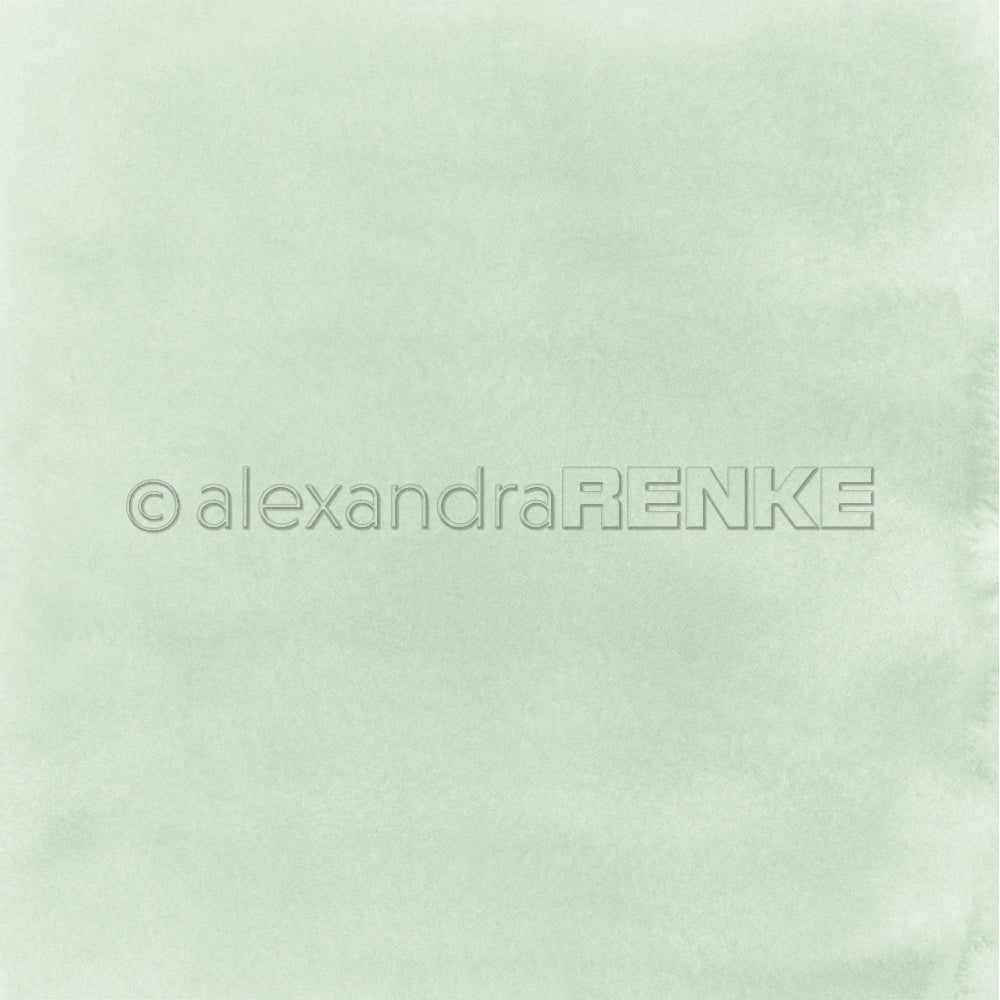Design paper 'Mimi collection watercolor reed green bright'