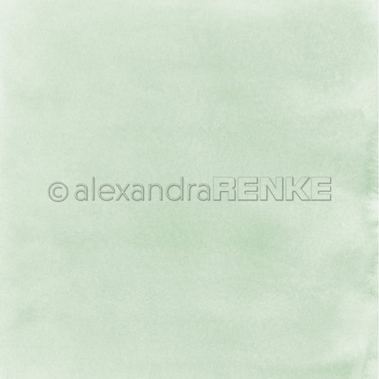 Design paper 'Mimi collection watercolor reed green bright'