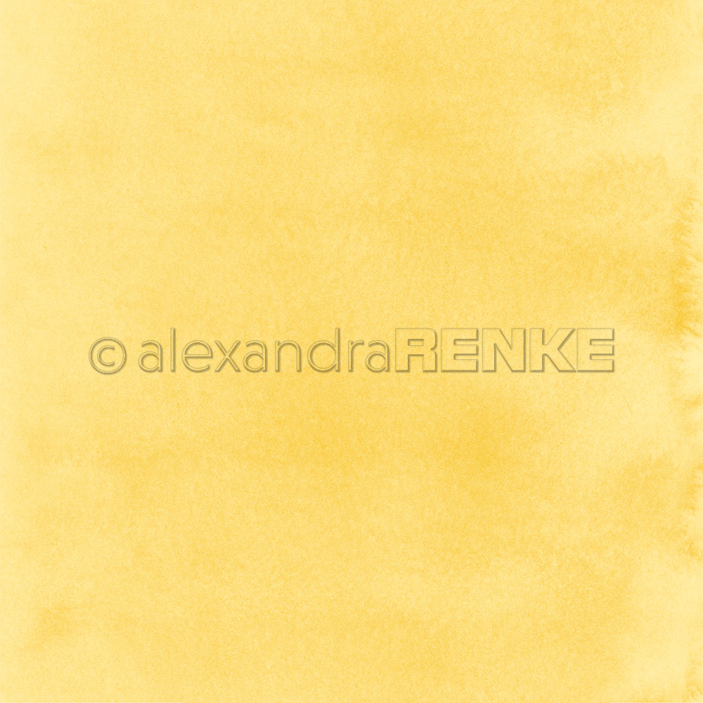 Design paper 'Mimi collection watercolor Sun Yellow'