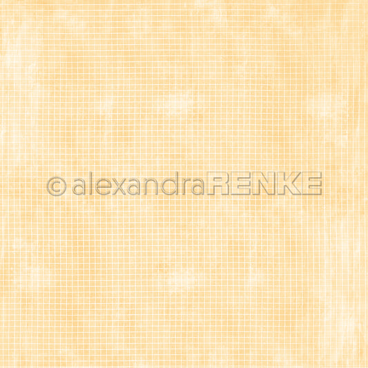 Design paper 'Chequered on PASTEL YELLOW'