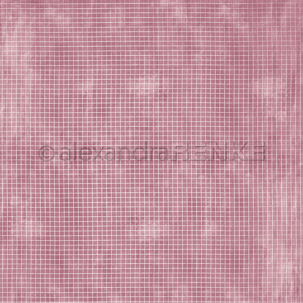 Design paper 'Checkered on BERRY'