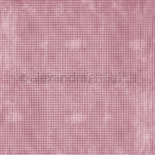 Design paper 'Checkered on BERRY'