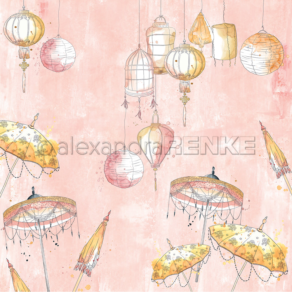 Design paper '1001 Nights Oriental Umbrellas'