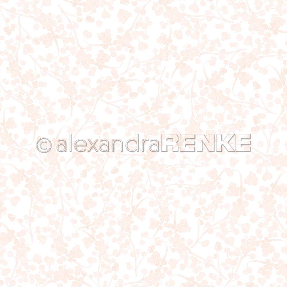Design paper 'Berry pinks background rose'