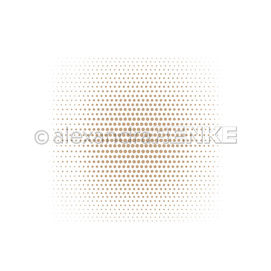 Design paper 'Centred dots halftone gold'