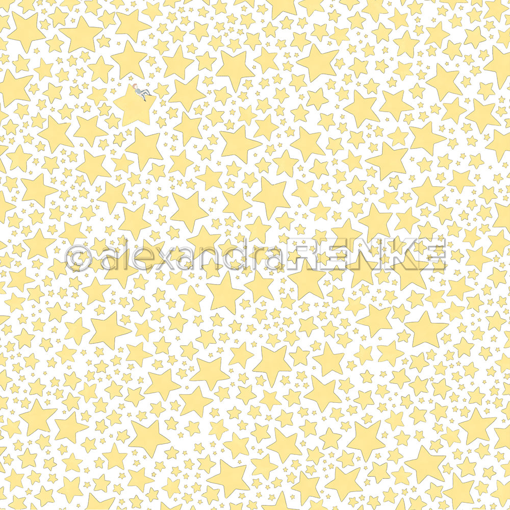 Design paper 'Yellow Stars'