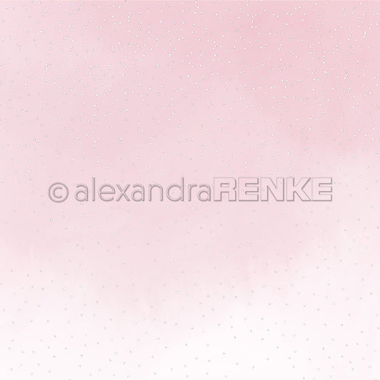 Design paper 'Snow on Watercolor - Light Pink'