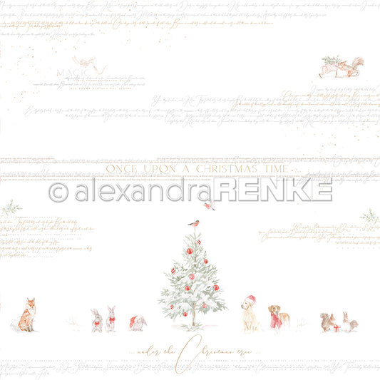 Design paper 'Animal Christmas'
