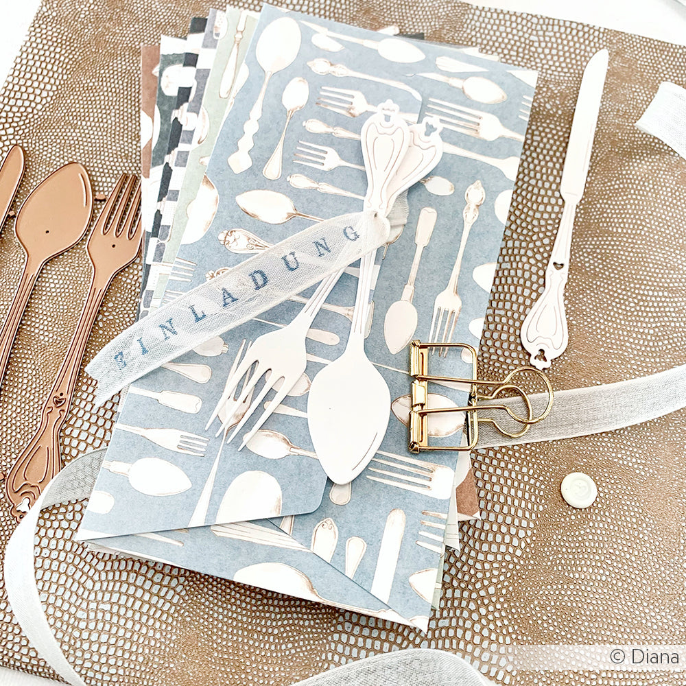 Design paper 'Cutlery potpourri'