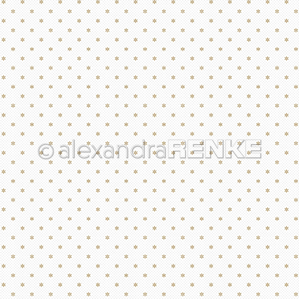 Design paper 'Gold blossoms on gray pixels'