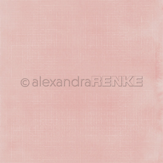 Design paper 'Grid on Mimi ash pink'