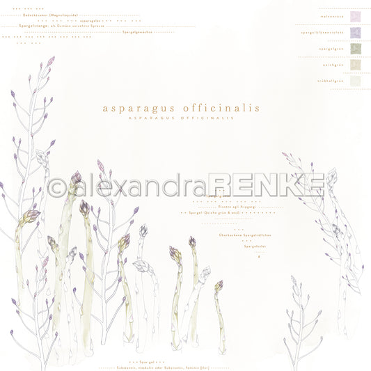 Design paper 'Asparagus Officinalis'