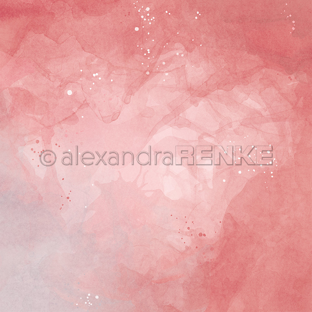 Design paper 'Watercolor wonder clay-red gray'