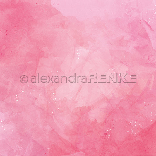 Design paper 'Watercolor wonder luminous pink'