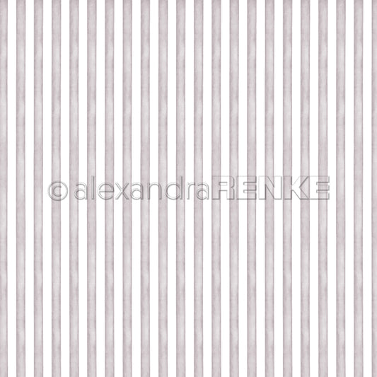 Design paper 'Watercolor stripes bunny dark'