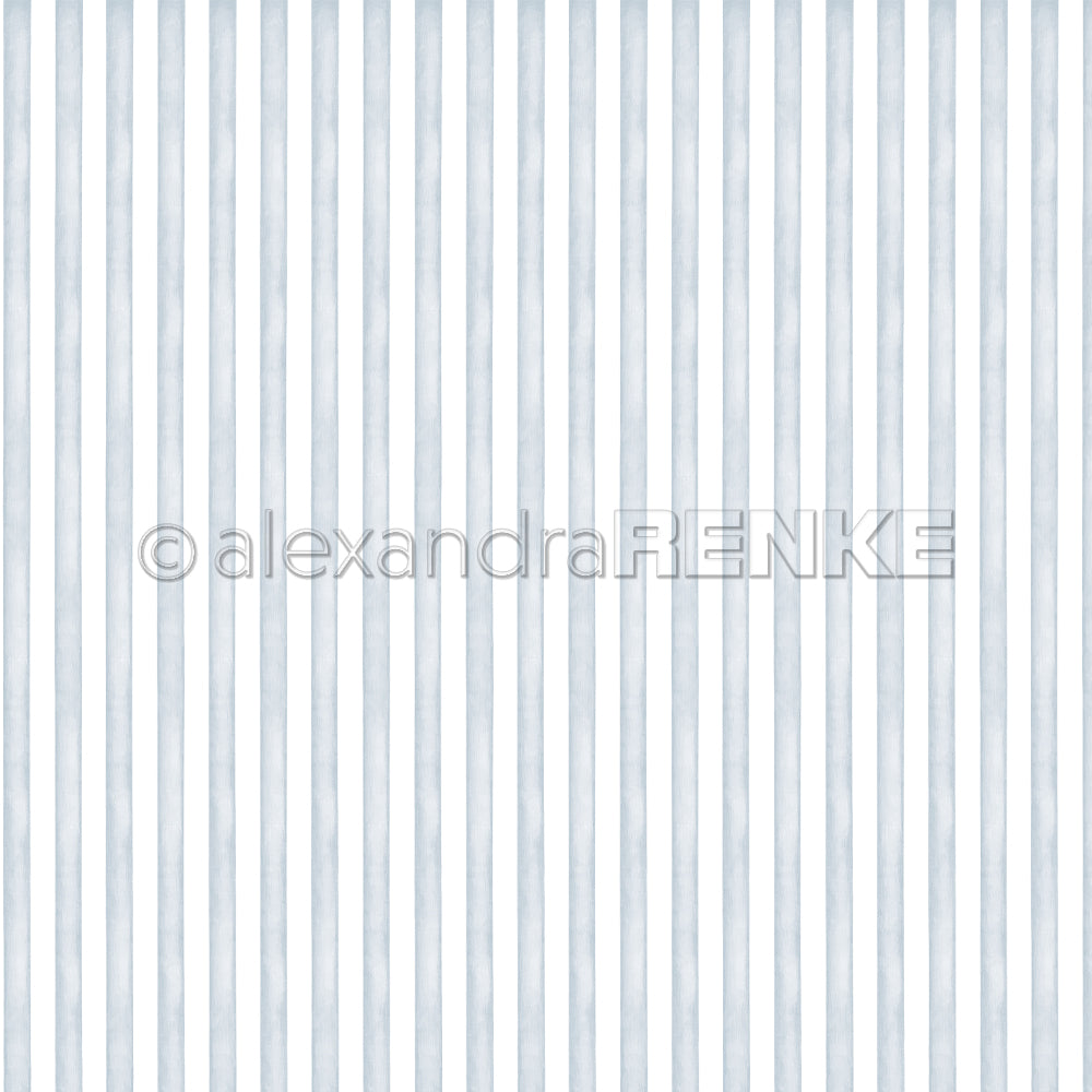 Design paper 'Watercolor stripes seal light'