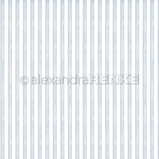 Design paper 'Watercolor stripes seal light'