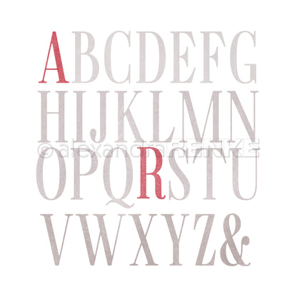 Die 'Fine serif alphabet'