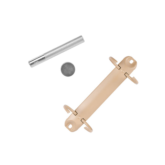 Bundle riveting tool and ring binder mechanism 'Favorite beige'