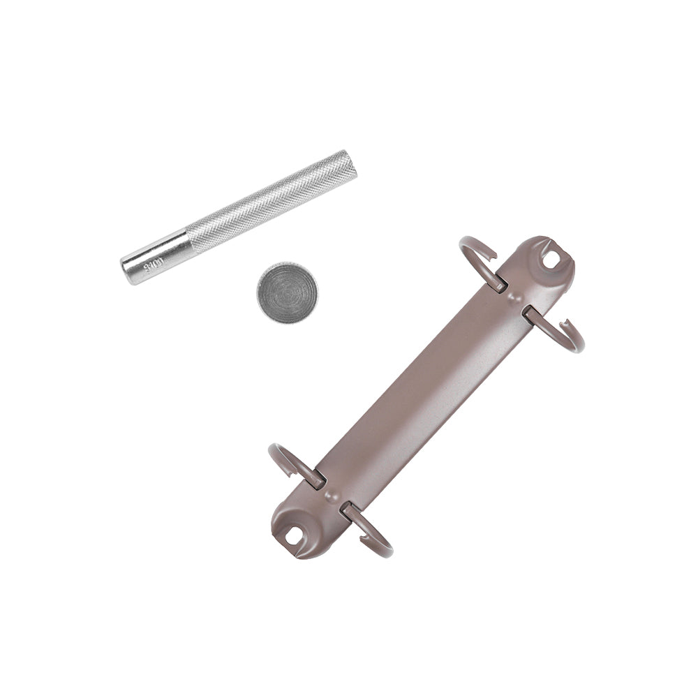Bundle riveting tool and ring binder mechanism 'Warm Grey dark'
