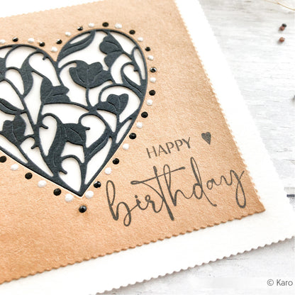 Clear Stamp 'Happy Birthday'
