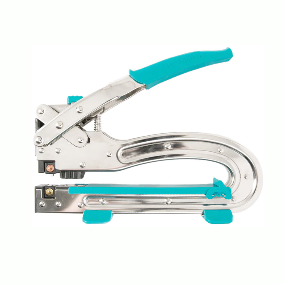 Long reach hole punch and eyelet setter
