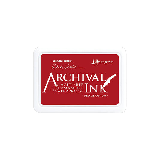 Inkpad Archival Ink 'Red Geranium'