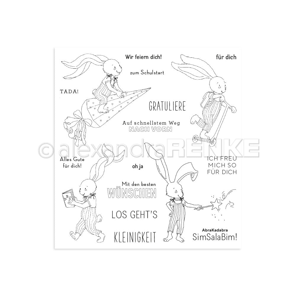 Clear Stamp 'Hasen-Party'