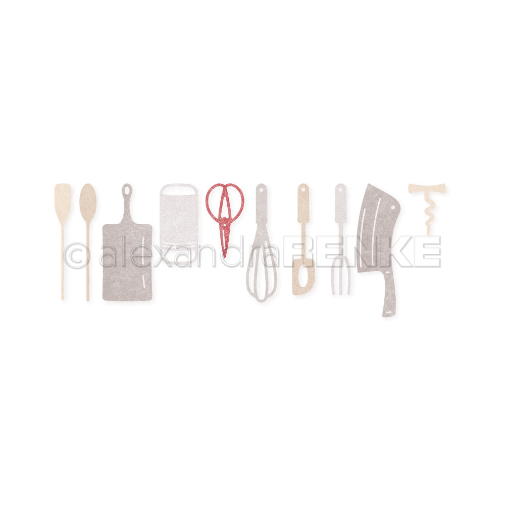 Die 'Kitchen utensils set'