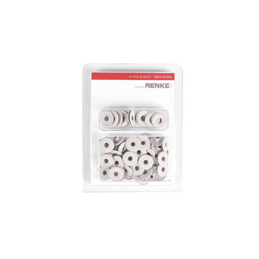 Eyelets with washers '13mm / 5mm' Warm gray light
