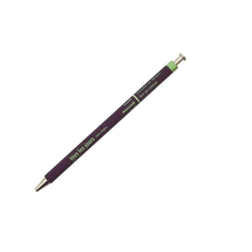 Ballpoint Pen 'Days' Purple