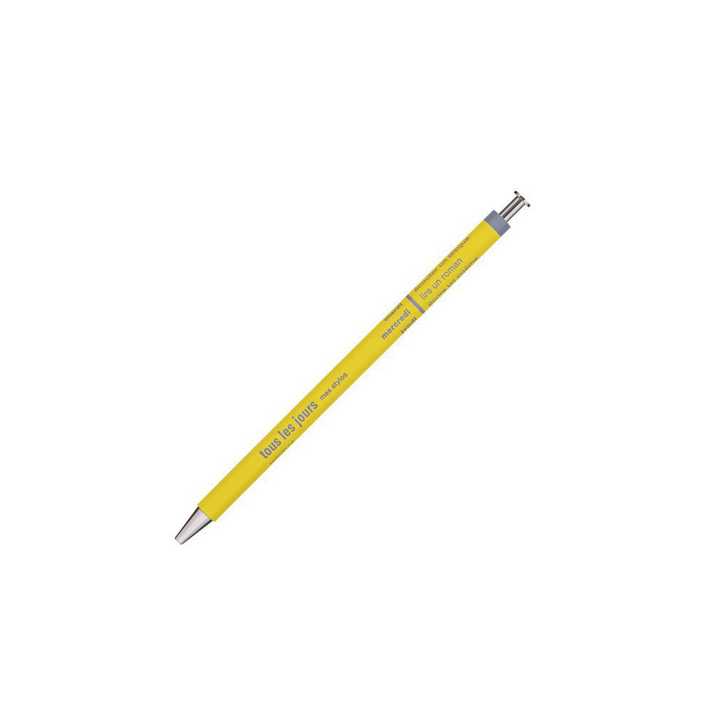 Ballpoint Pen 'Days' Yellow