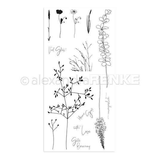 Clear Stamps 'Grasses - With Love'