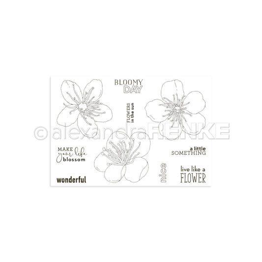 Clear Stamp 'Three flowers'