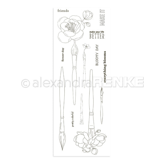 Clear Stamp 'Flower brush'