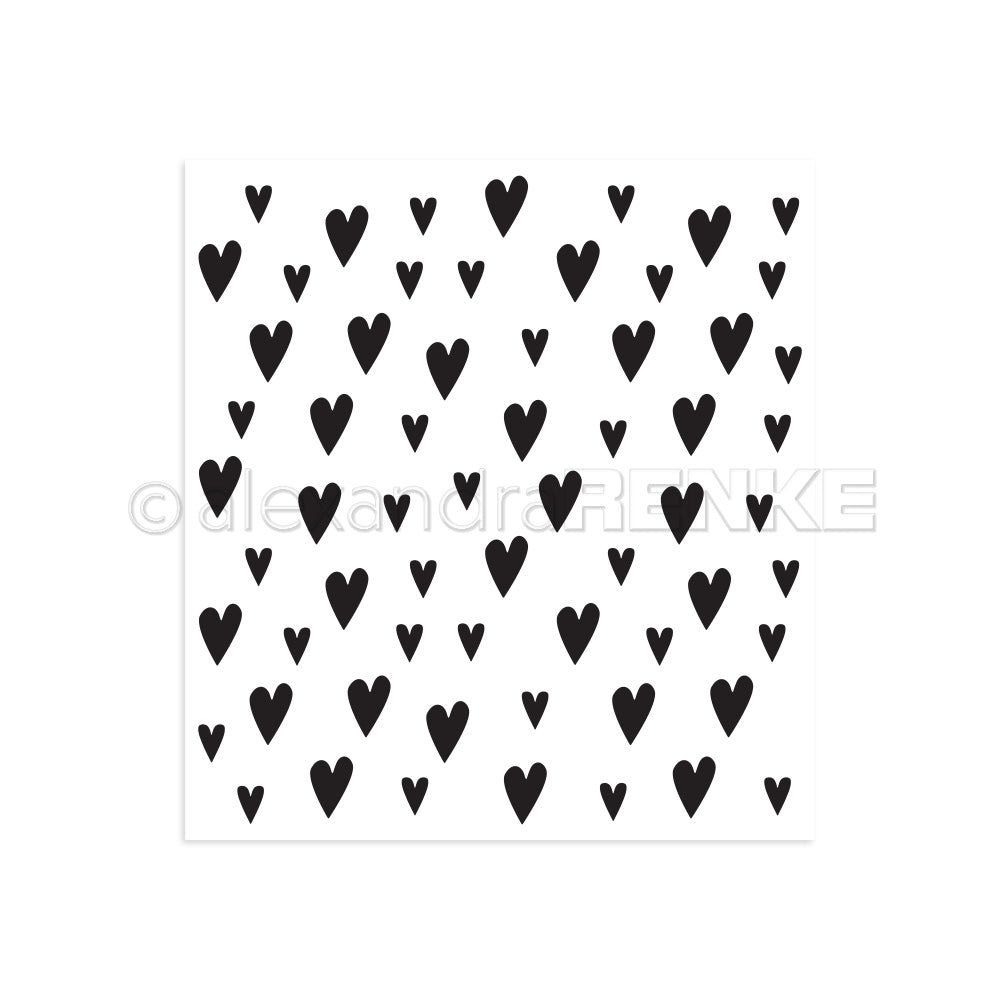 Clear Stamp 'Flying hearts'