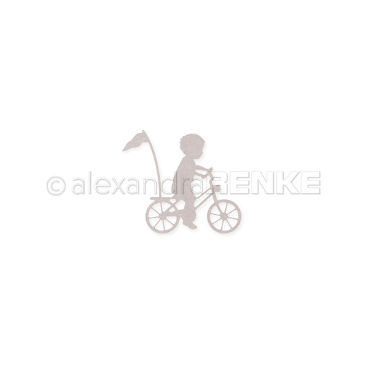 Die 'Kind auf Fahrrad'