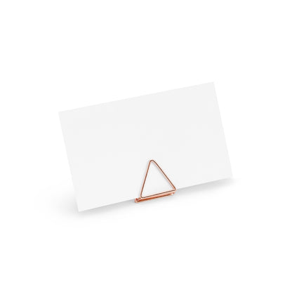 Place card holder 'Triangle Rosegold'
