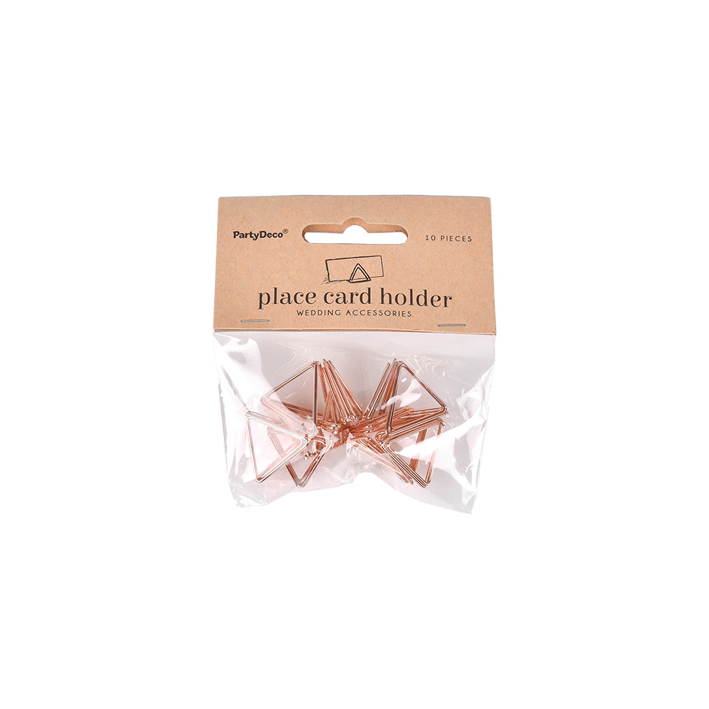 Place card holder 'Triangle Rosegold'