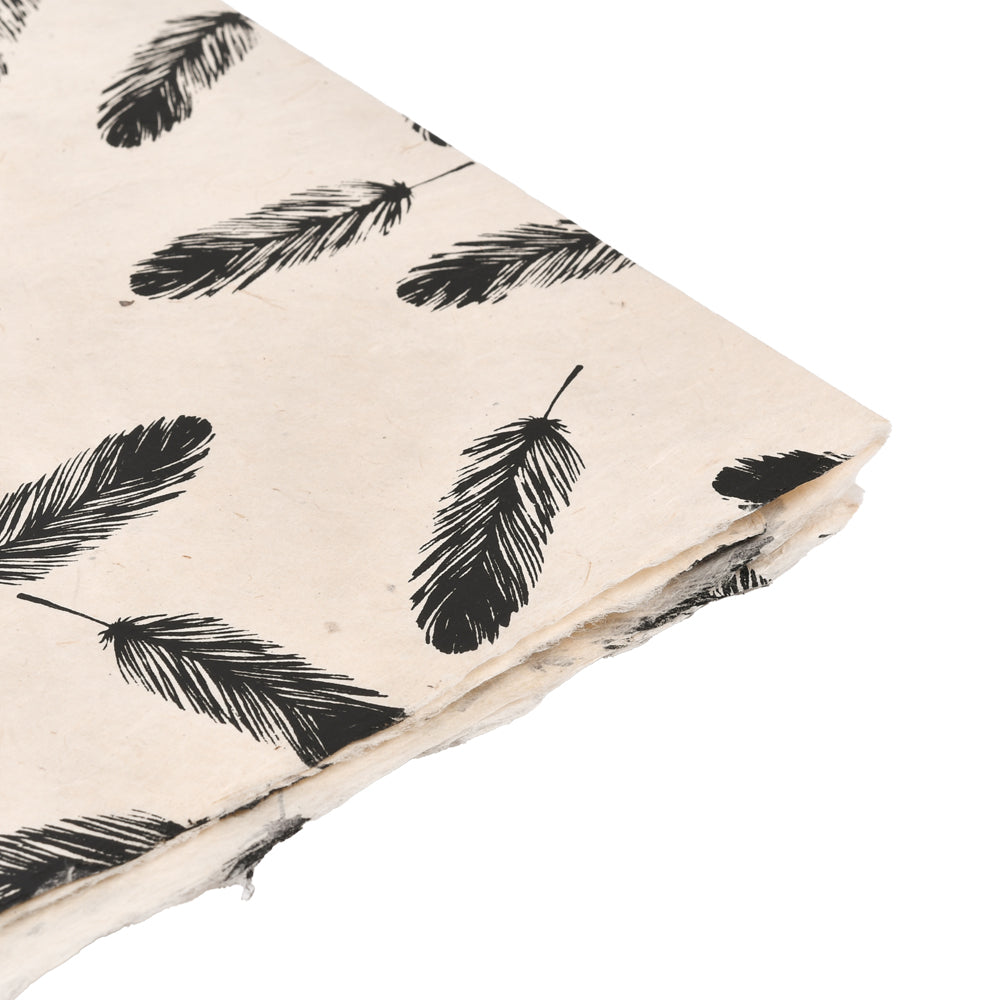 Nepal paper 'Feathers natural'