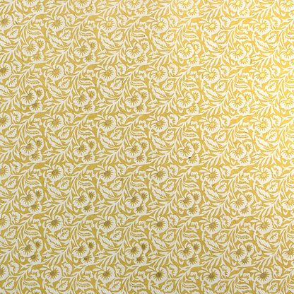 Nepal paper 'Flower pattern yellow'