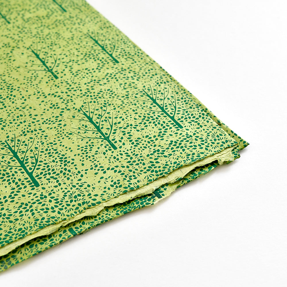Nepal paper 'Trees in green'