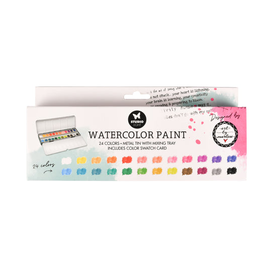 Essentials Watercolor Paint '24 Colours'
