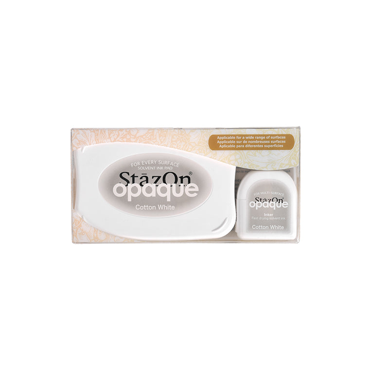 Stempelkissen StazOn Opaque 'Cotton White'