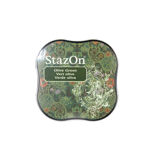 Stempelkissen StazOn 'Olive Green'